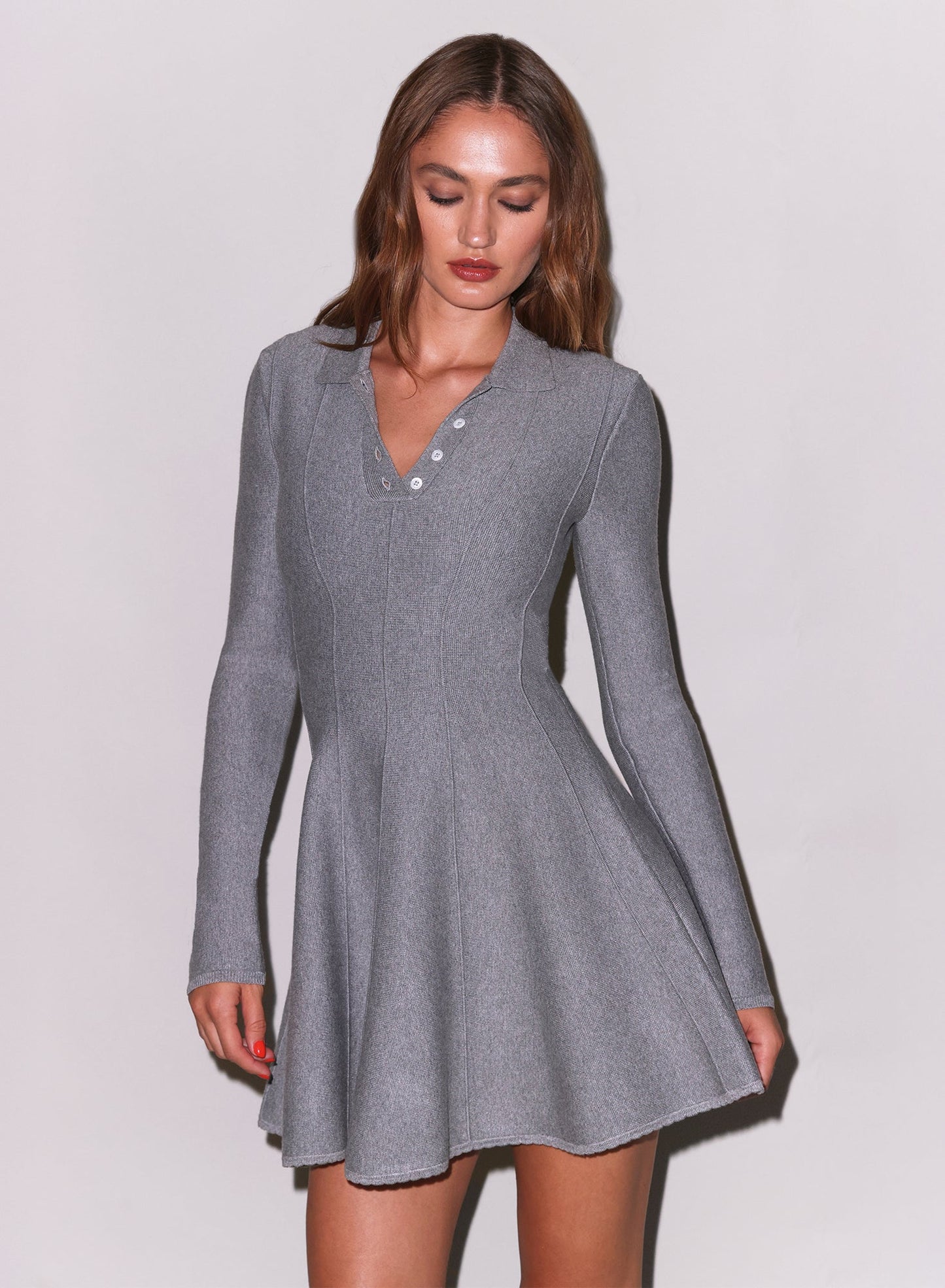 Henley Flared Corset Dress