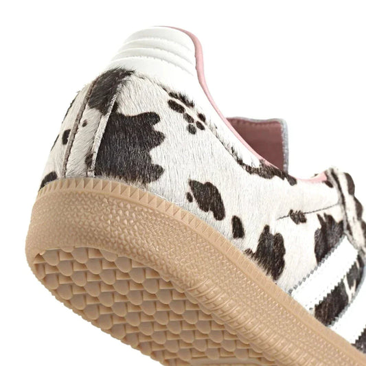 Adidas Samba OG 'Cow Print' Sneakers: Unique Brown Animal Print Classic Kicks