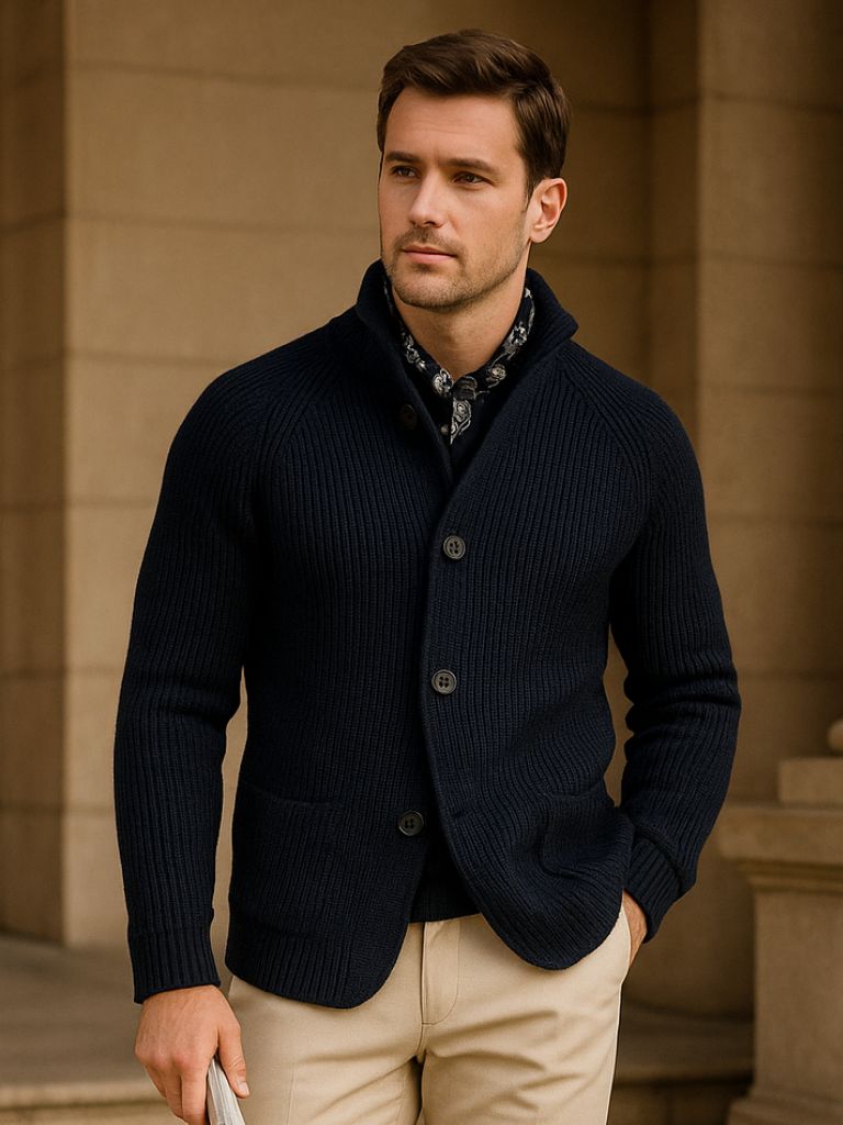 Classic Heritage Botton Knit Jacket