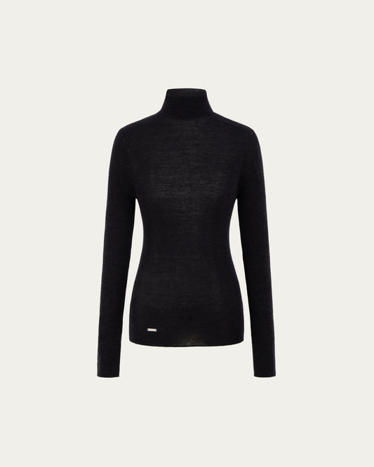 Ossa Knitted Hemp Turtleneck